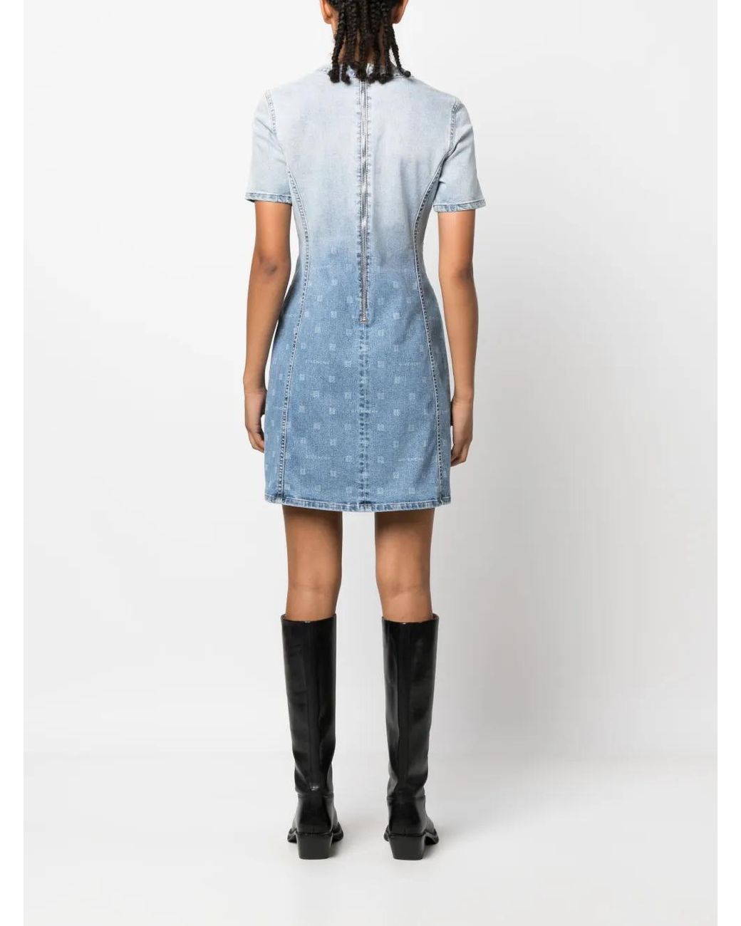 Givenchy Blue Denim Mini Dress