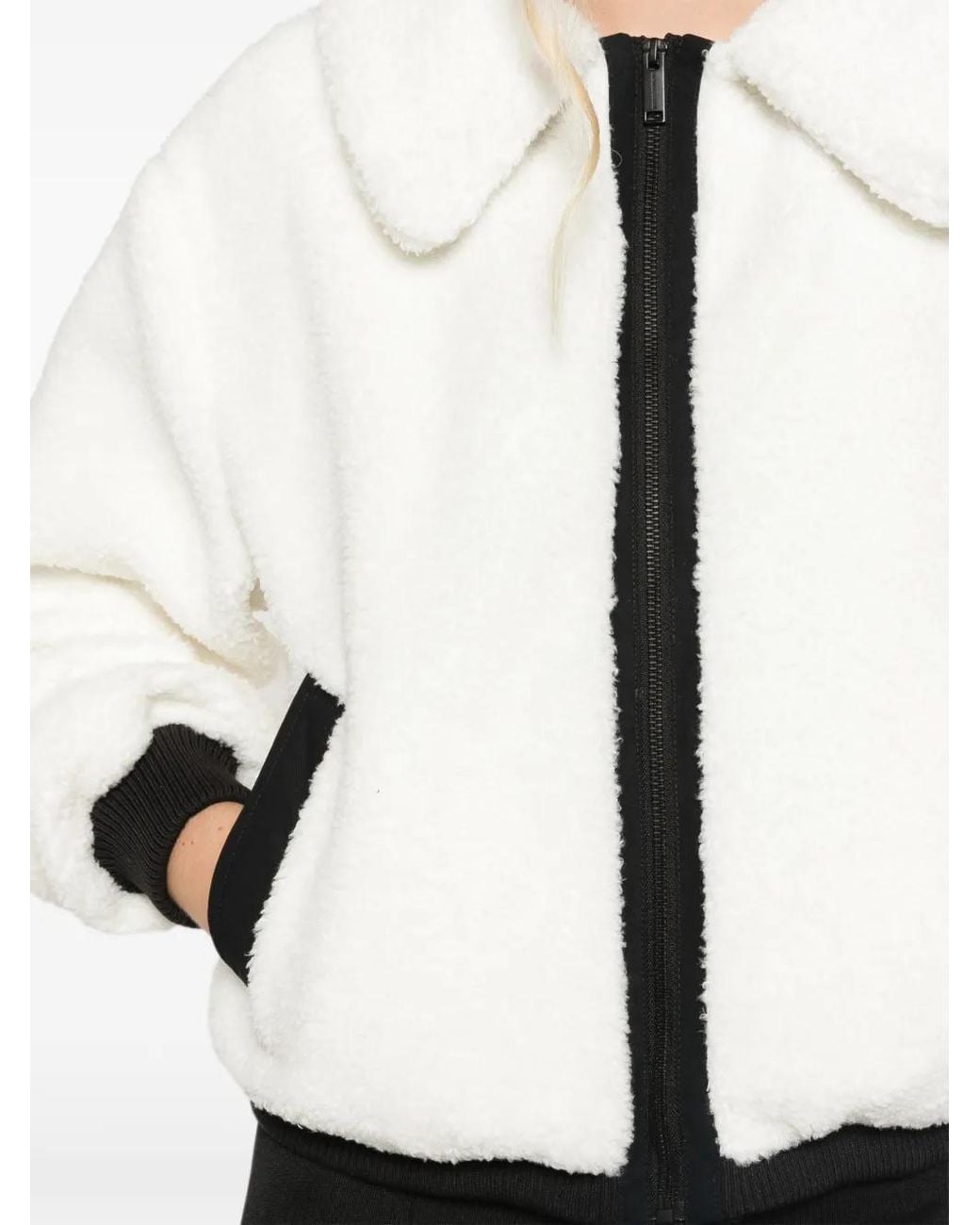 Canada Goose White Willa Bomber Jacket