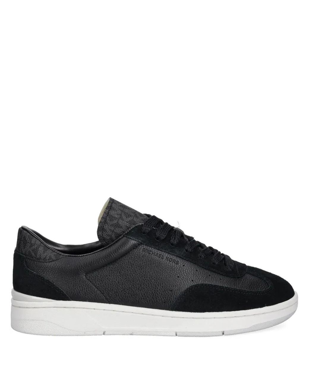 Michael Kors Black Suede Leather Low-Top Sneakers for men