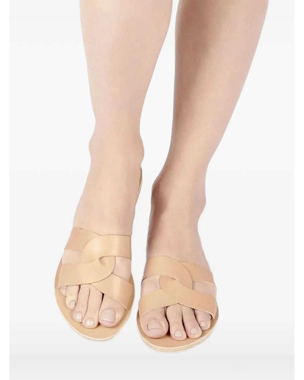 Ancient Greek Sandals Multicolor Desmos Leather Sandals
