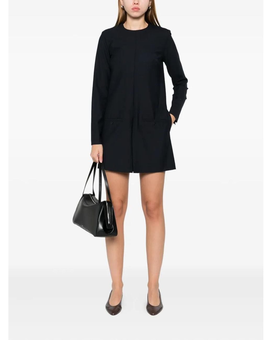 Semicouture Black Tailored Playsuit