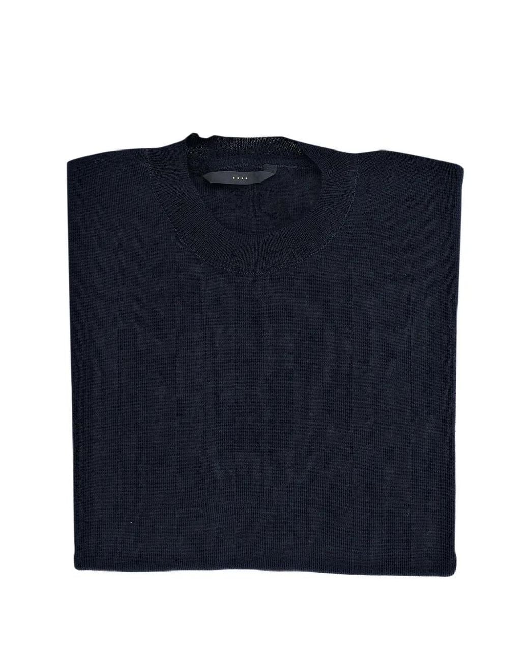 Hevò Blue Spinazzola Crew-Neck T-Shirt for men