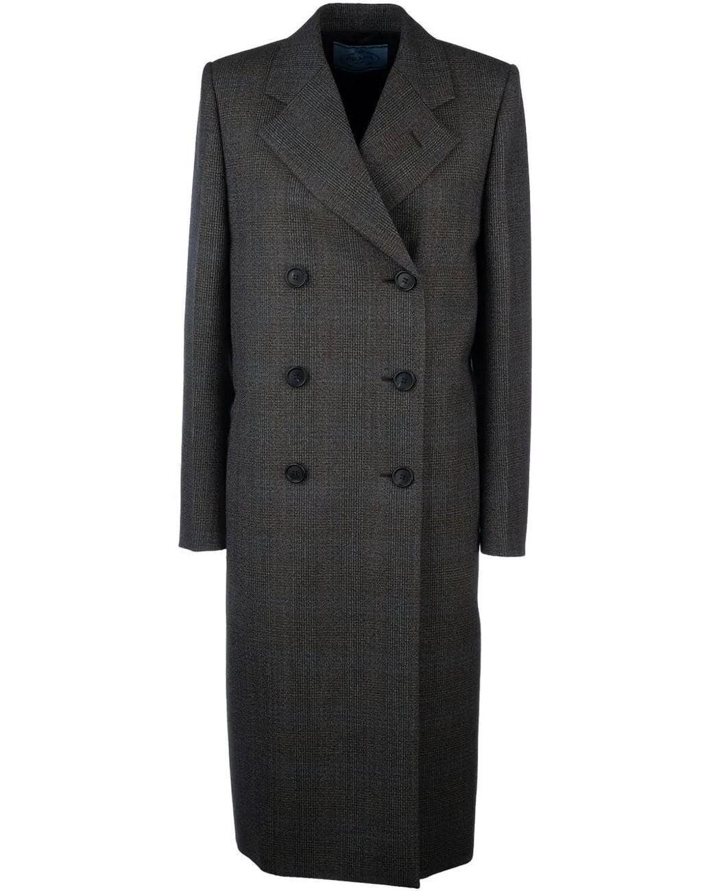 Prada Black Wool Coat