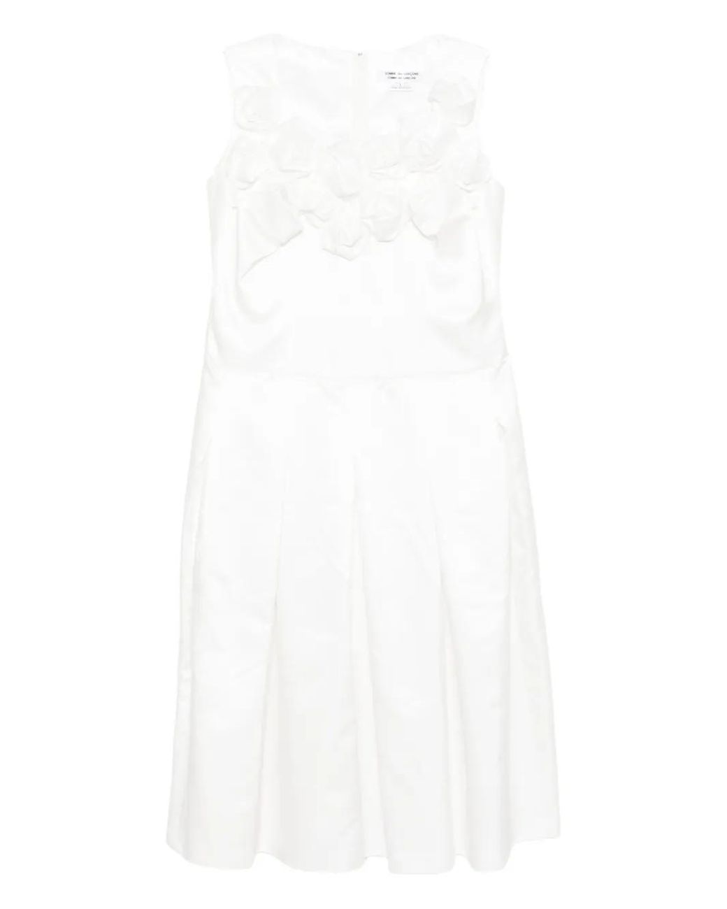 Comme des Garçons White Knotted Dress