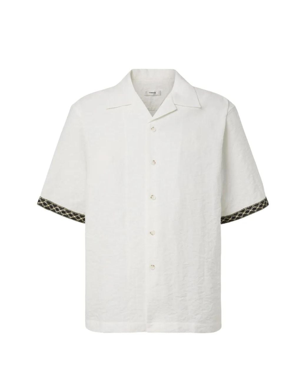 Camicia Resort di Commas in White da Uomo