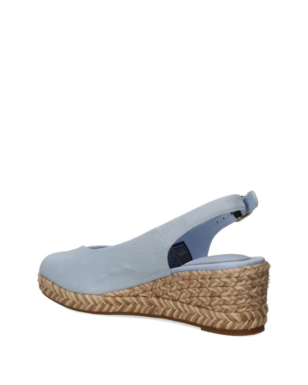 Tommy Hilfiger Blue Wedge Buckle Sandals