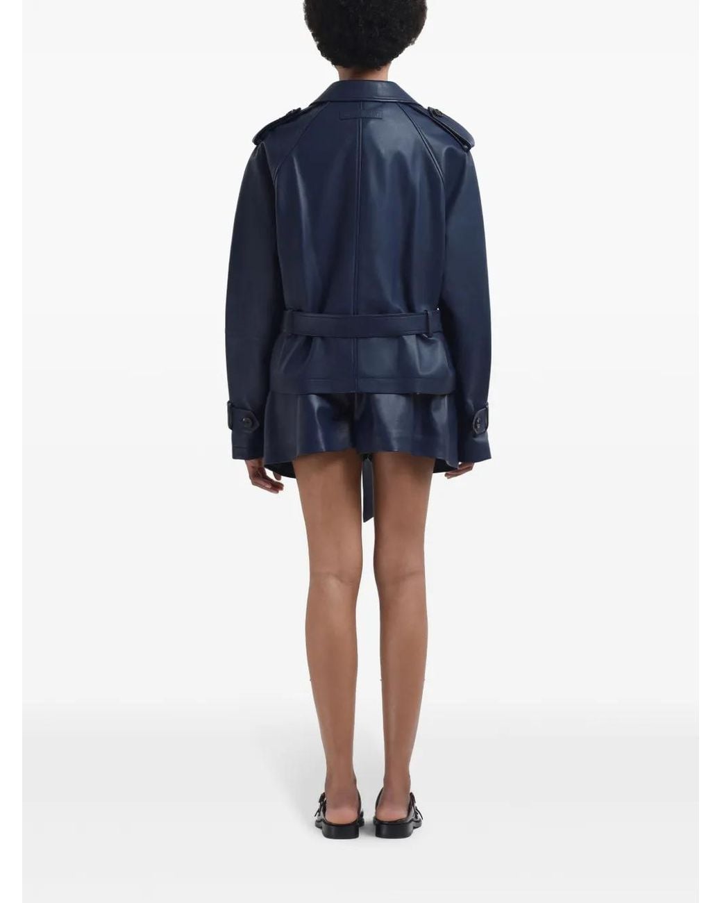 Marni Blue Double-Breasted Jacket