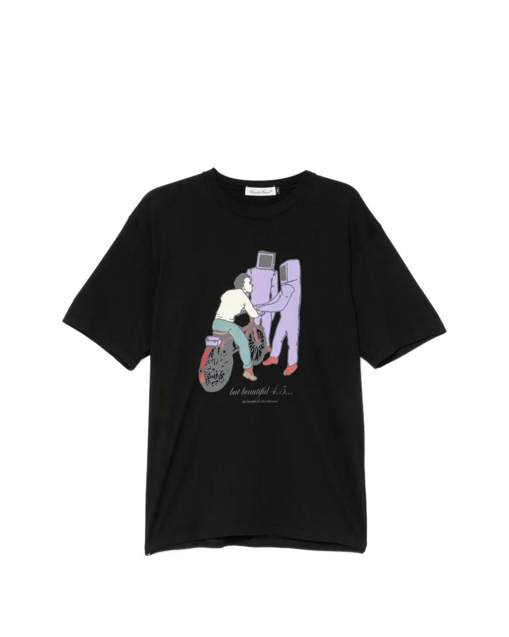 Undercover Black Graphic Print T-Shirt for men