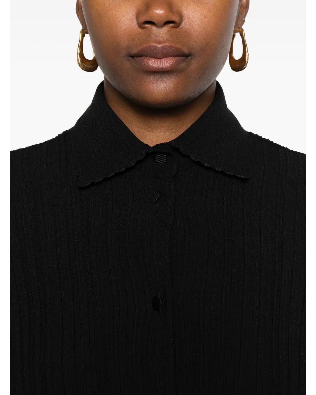 Forte_forte Black Long-Sleeve Shirt