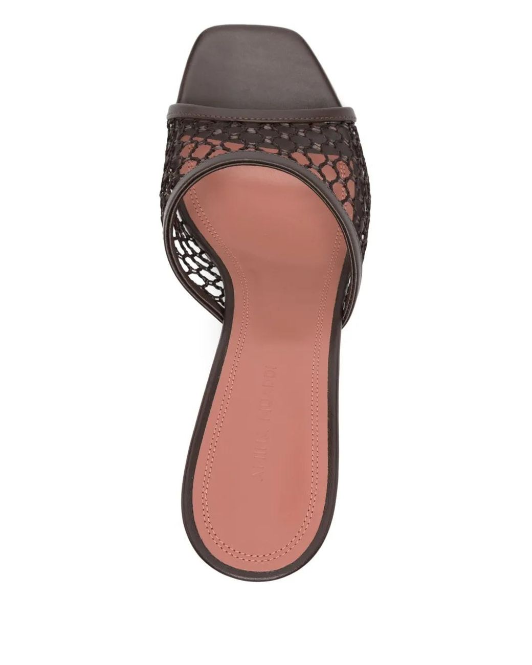 AMINA MUADDI Brown Lupita Net 95 Raffia Shoes