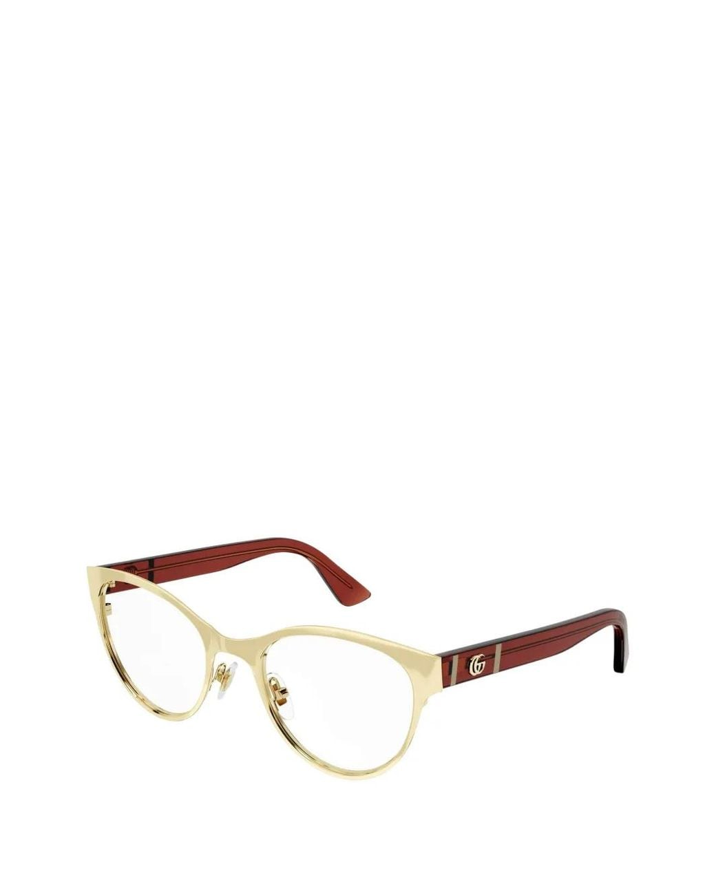 Gucci Multicolor Lunettes De Vue À Plaquettes De Nez