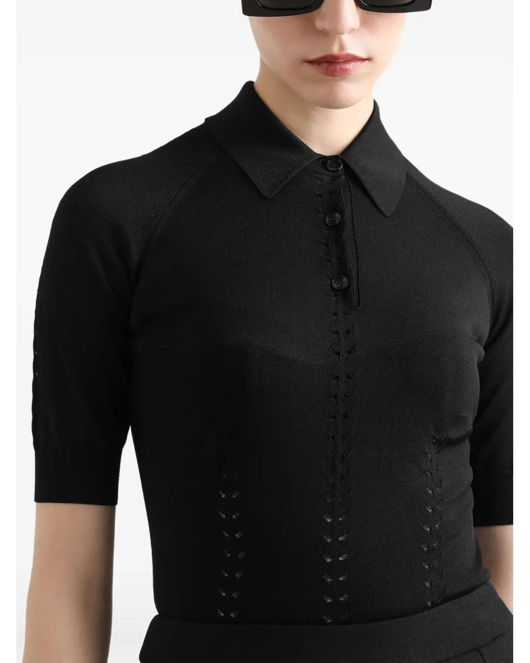 Dolce & Gabbana Black Dna Fine-Knit Top