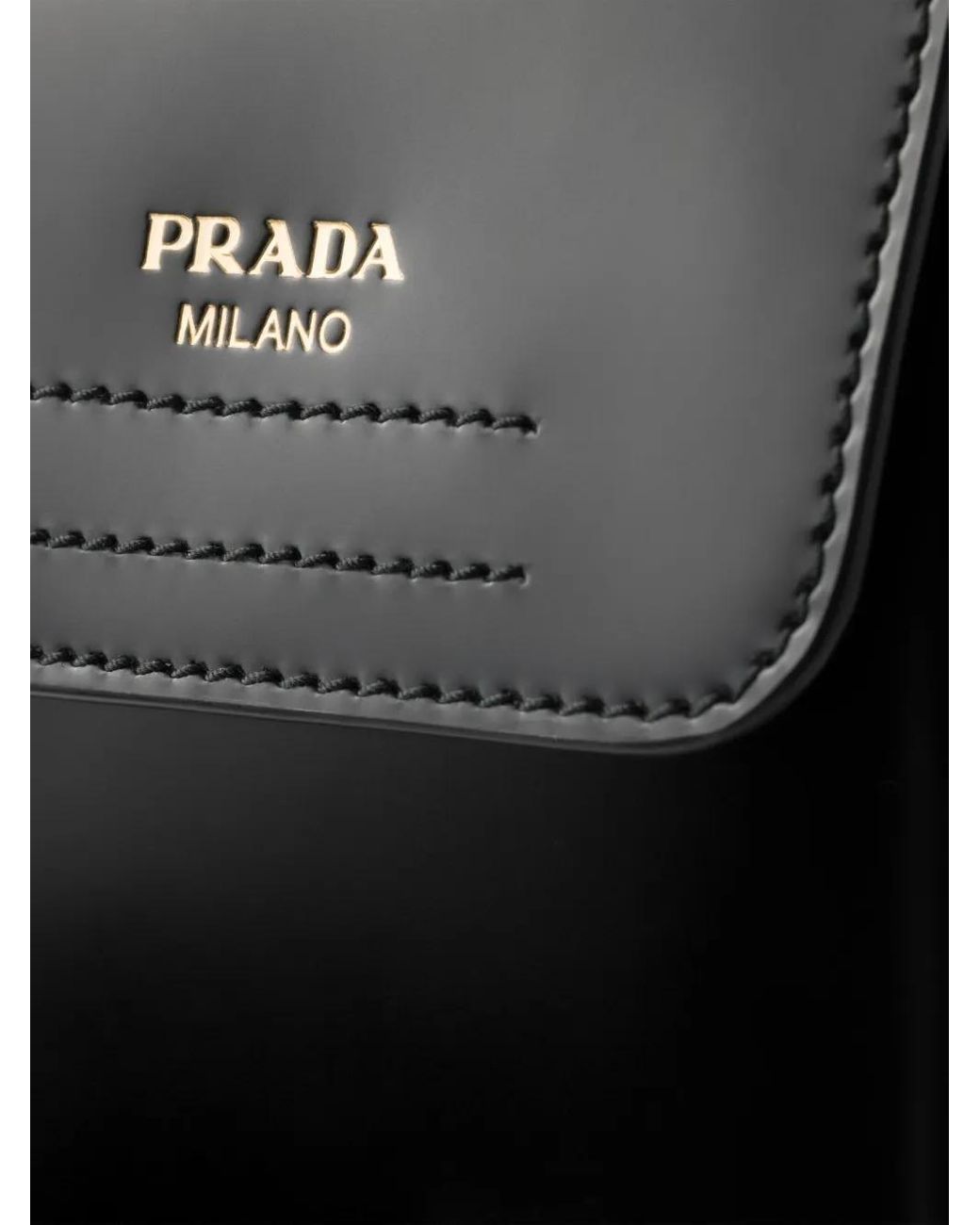 Prada Black Stiefel Aus Leder