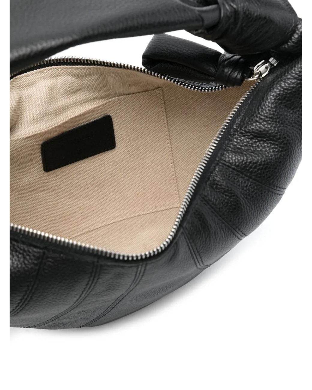 Lemaire Black Mini Fortune Croissant Tote Bag