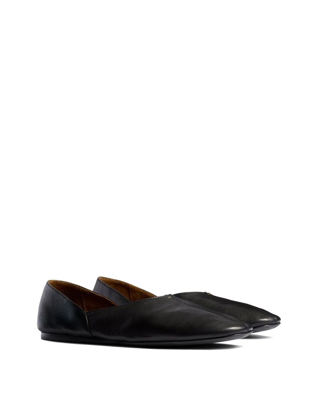 Khaite Black Jane Flat