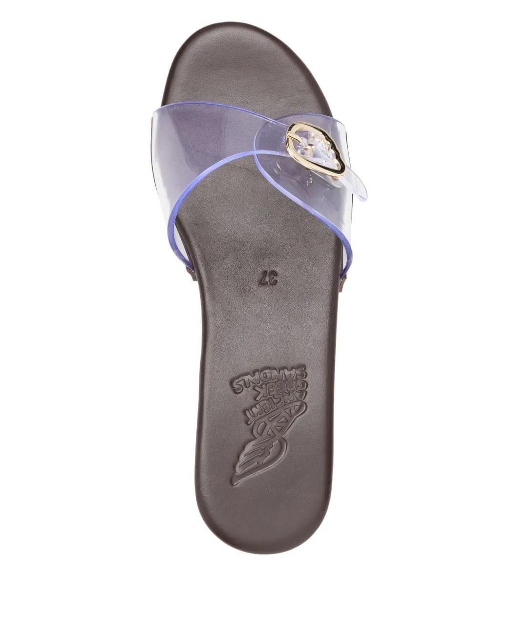 Ancient Greek Sandals White Omonia Clogs