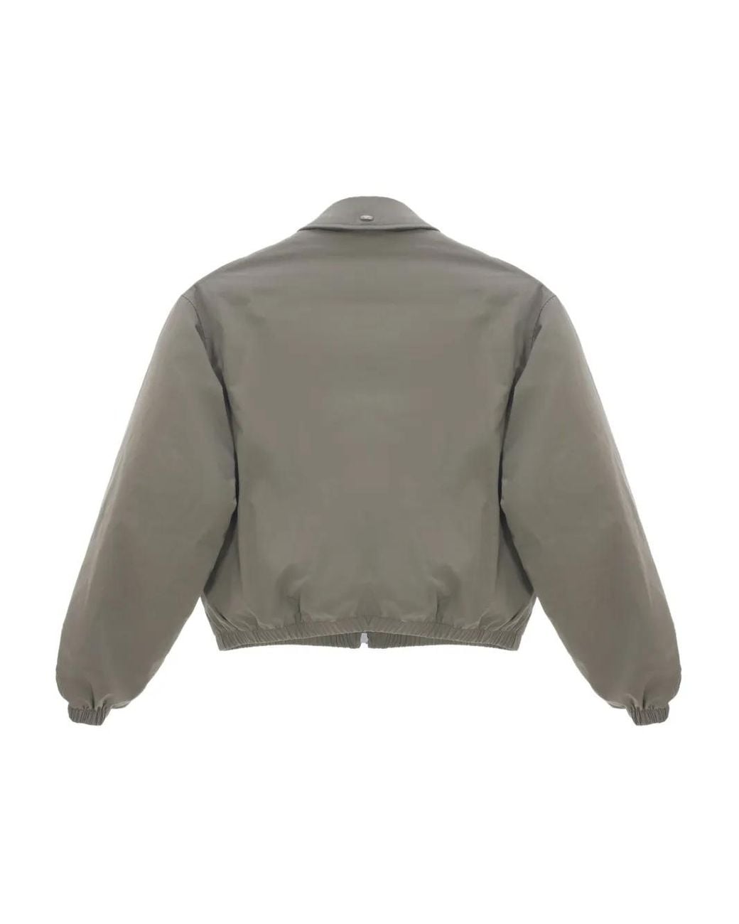Our Legacy Gray Zip-Up Elasticated-Cuff Jacket