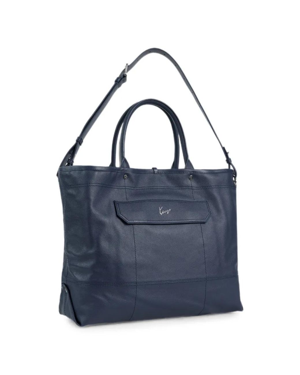 KENZO White Large Utility Reversible Tote Bag for men