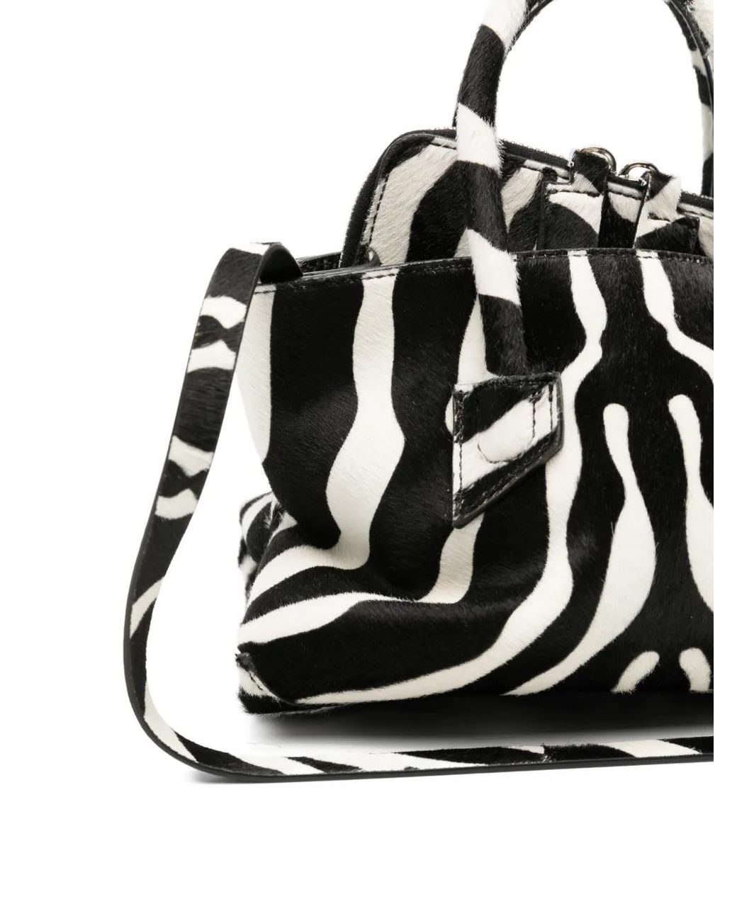 The Attico Black La Passeggiata Mini Tote Bag