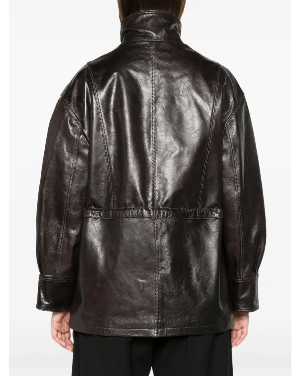 Arma Black Alia Leather Jacket