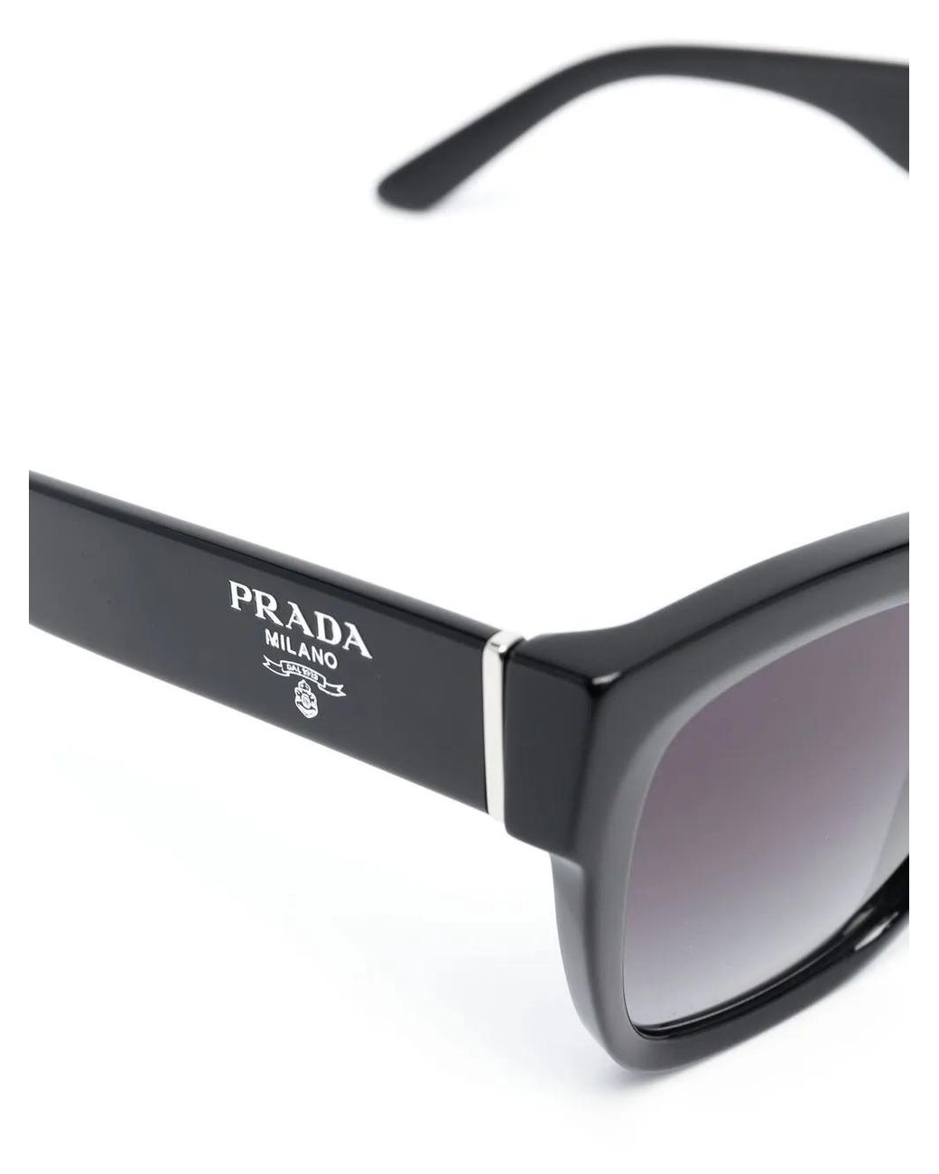 Prada Black Butterfly-Frame Sunglasses