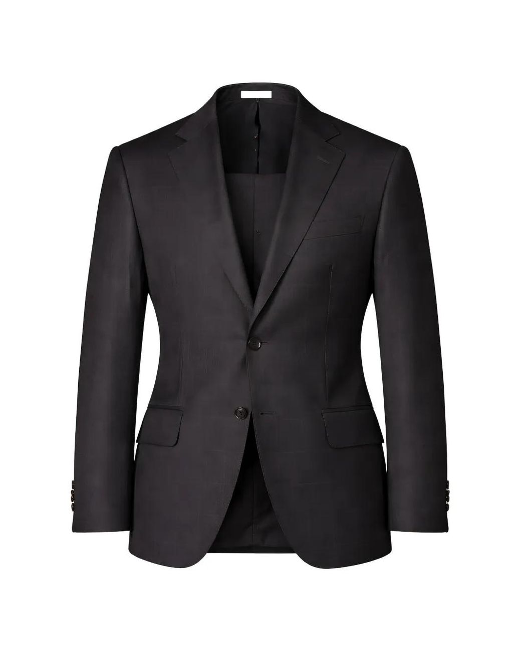 Pal Zileri Black Check-Pattern Blazer for men