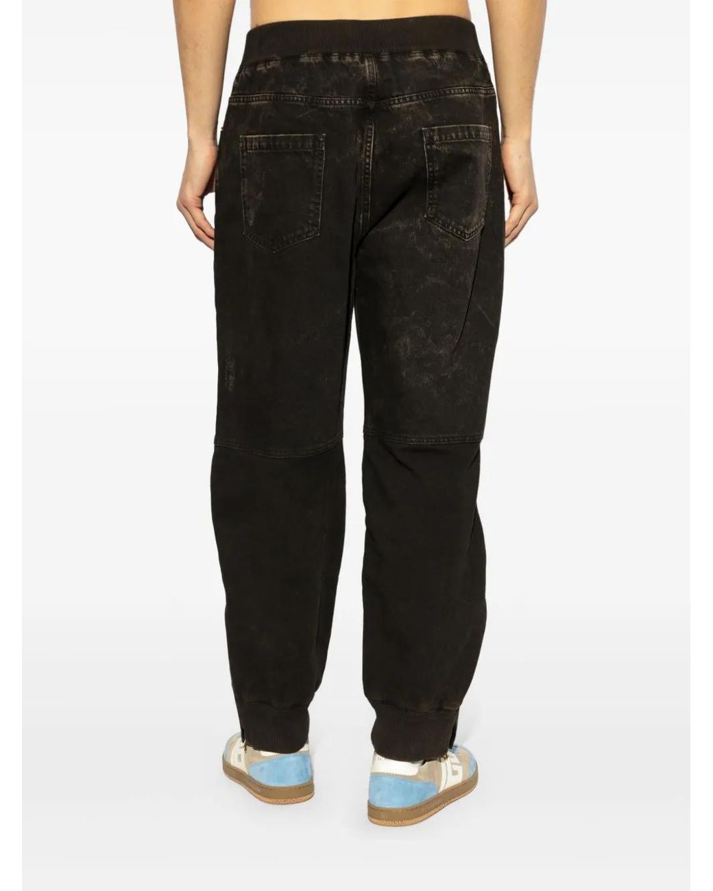 Balmain Black Wide Trousers for men