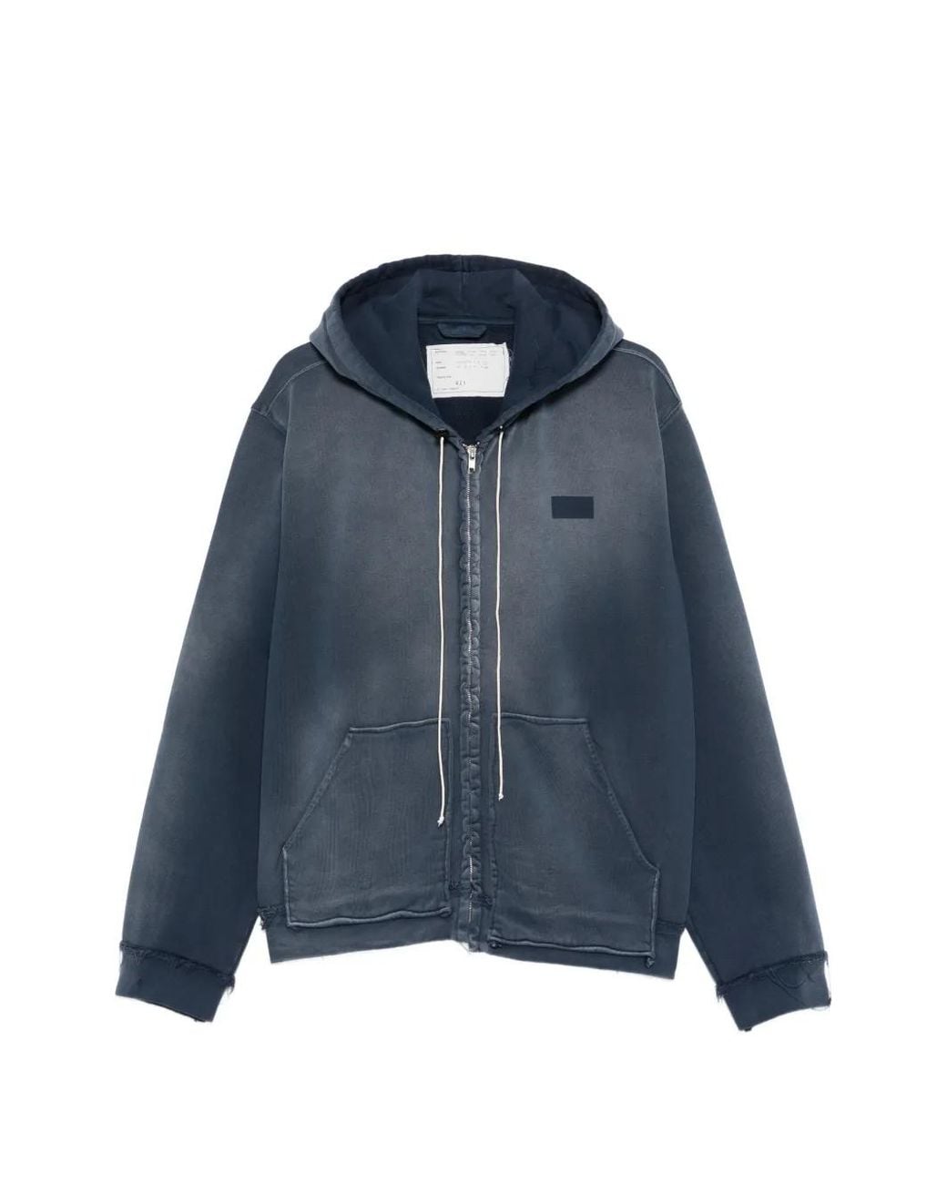 Camiel Fortgens Blue Hooded Zip Jacket