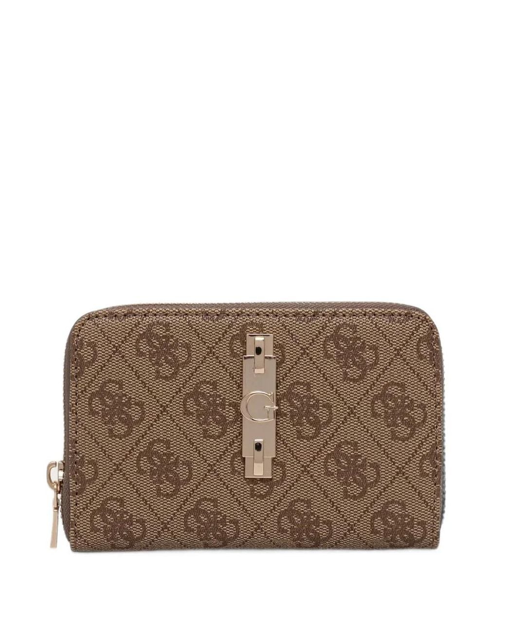 Guess Brown Yvonne Logo Wallet