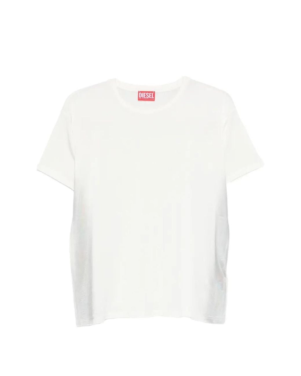 DIESEL White T-Normy-S2 Maglietta