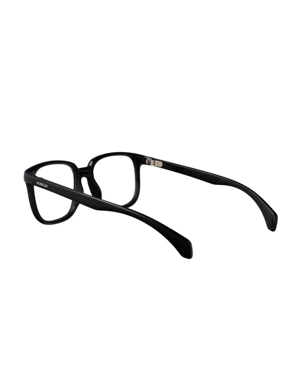 Moncler Brille Mit Eckigem Gestell in Black für Herren