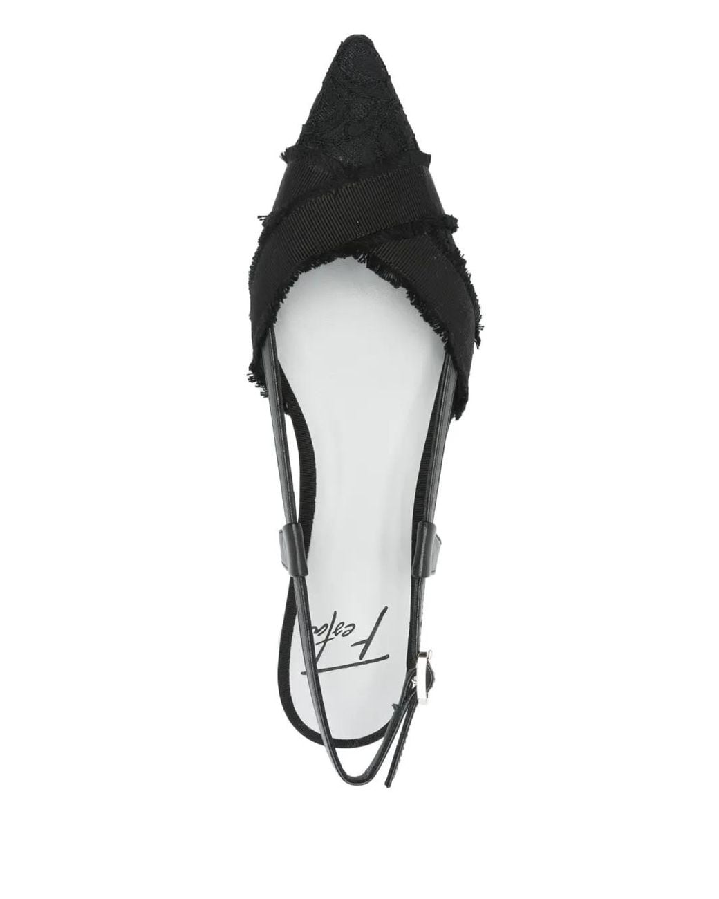 Roberto Festa Black Kesha Ballet Flats