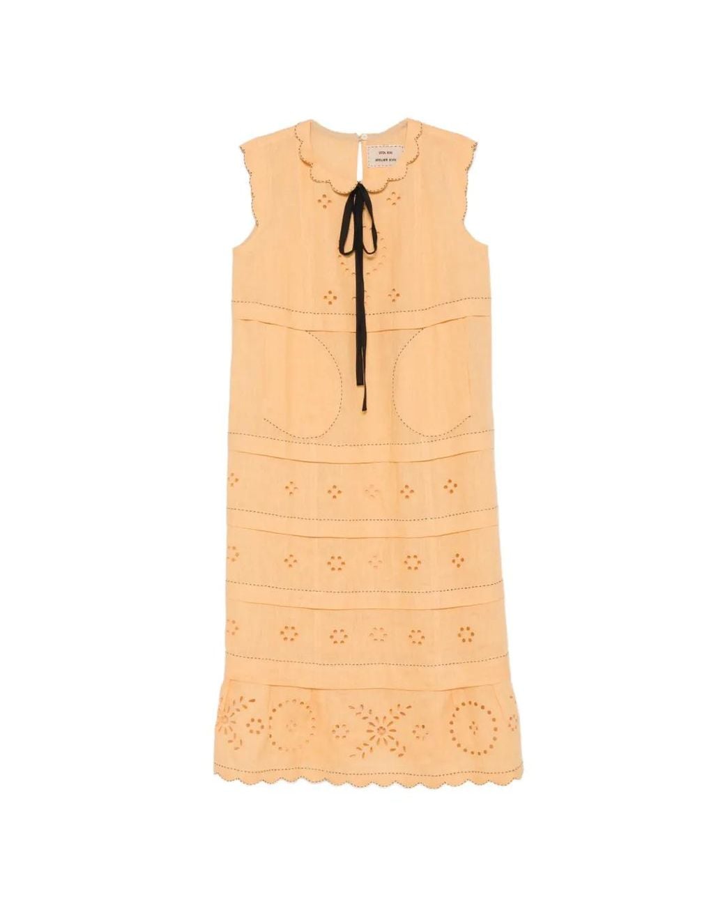 Vita Kin Natural Kiki Broderie Midi Dress