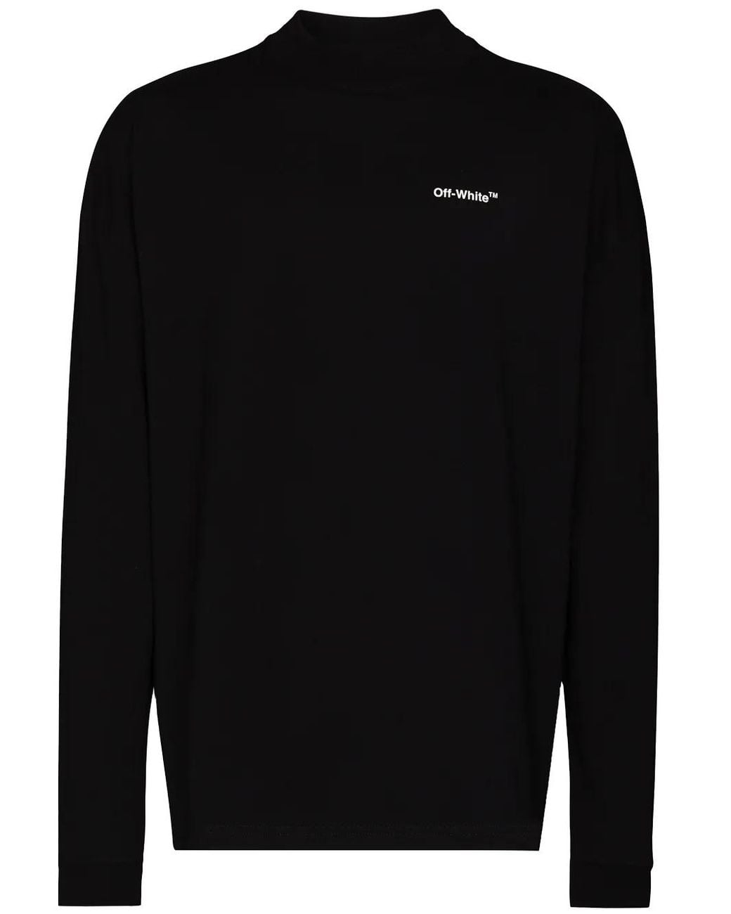 Off-White c/o Virgil Abloh Black Caravaggio Arrow Long-Sleeve T-Shirt for men
