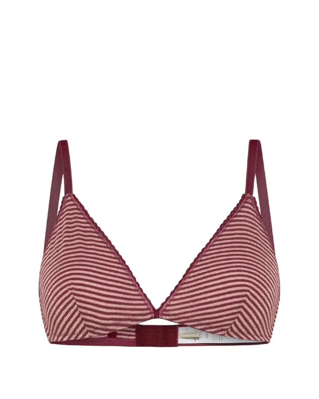 Momoní Red Amethist Striped Bra