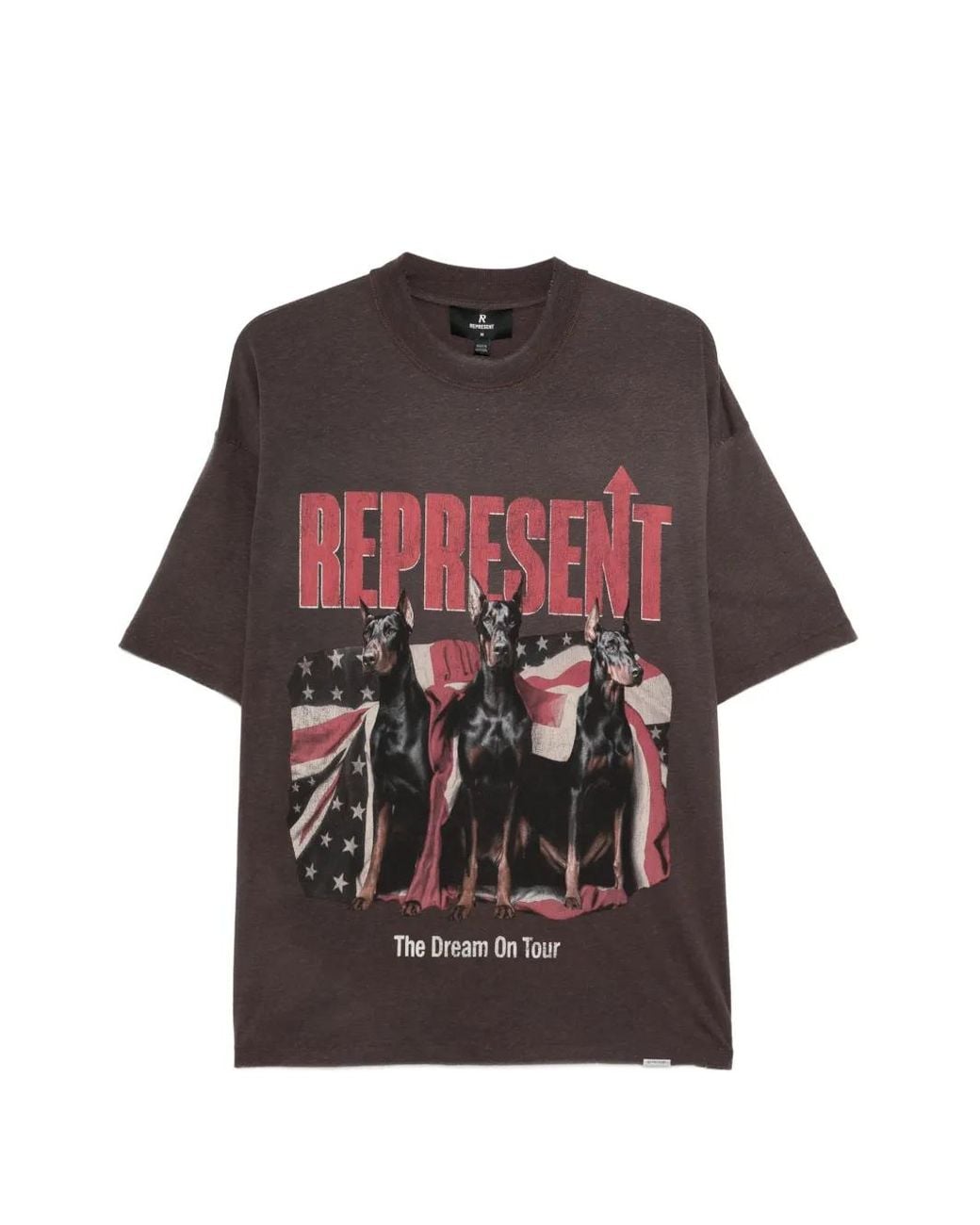 Represent Brown Dream On Tour T-Shirt for men