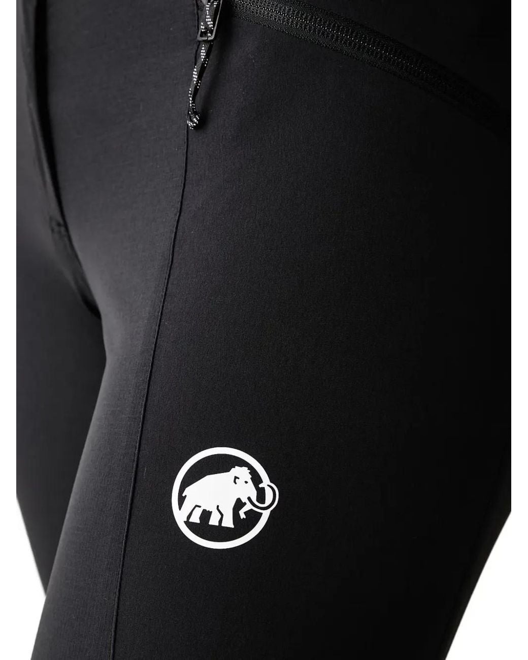 Mammut Black Logo-Print Panelled Trousers