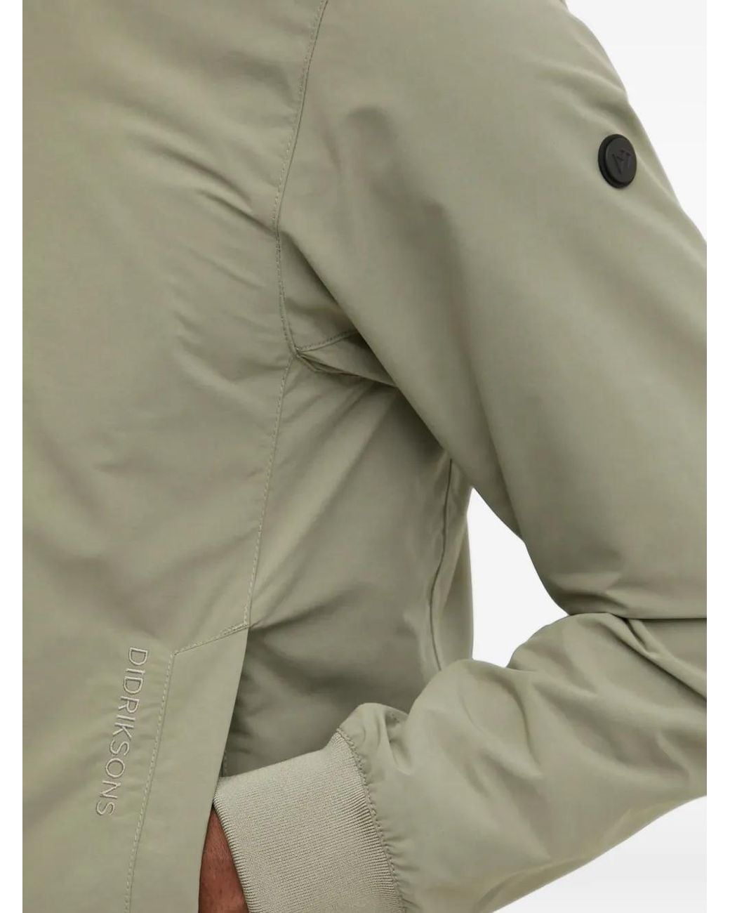Didriksons Green Zip-Up Bomber Jacket for men