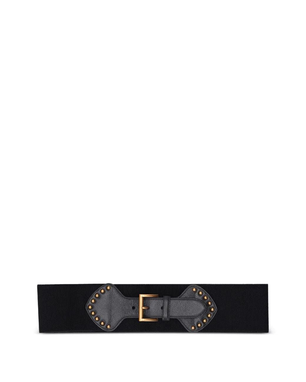 Prada White Studded Elasticated Belt