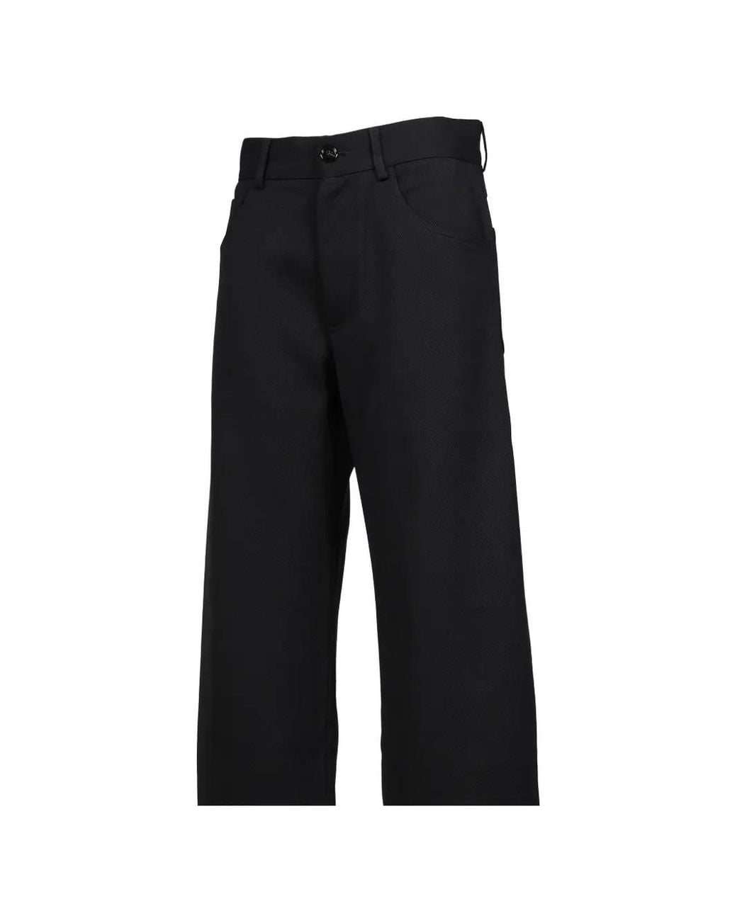 Séfr Black Oktai Barrel-Leg Trousers for men