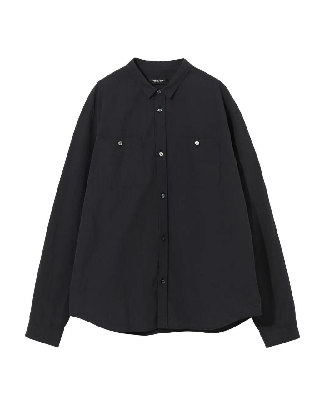 Undercover Black Button-Fastening Cotton Shirt for men