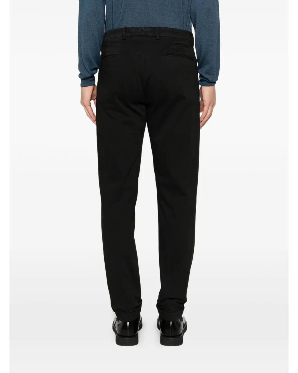 Briglia 1949 Black Pleated Chinos for men