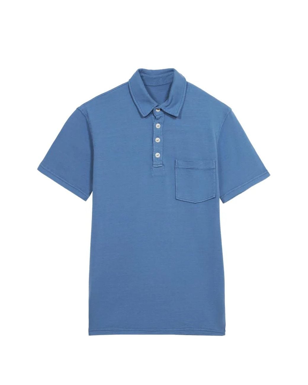 Fortela Blue Maverick Short-Sleeve Polo Shirt for men