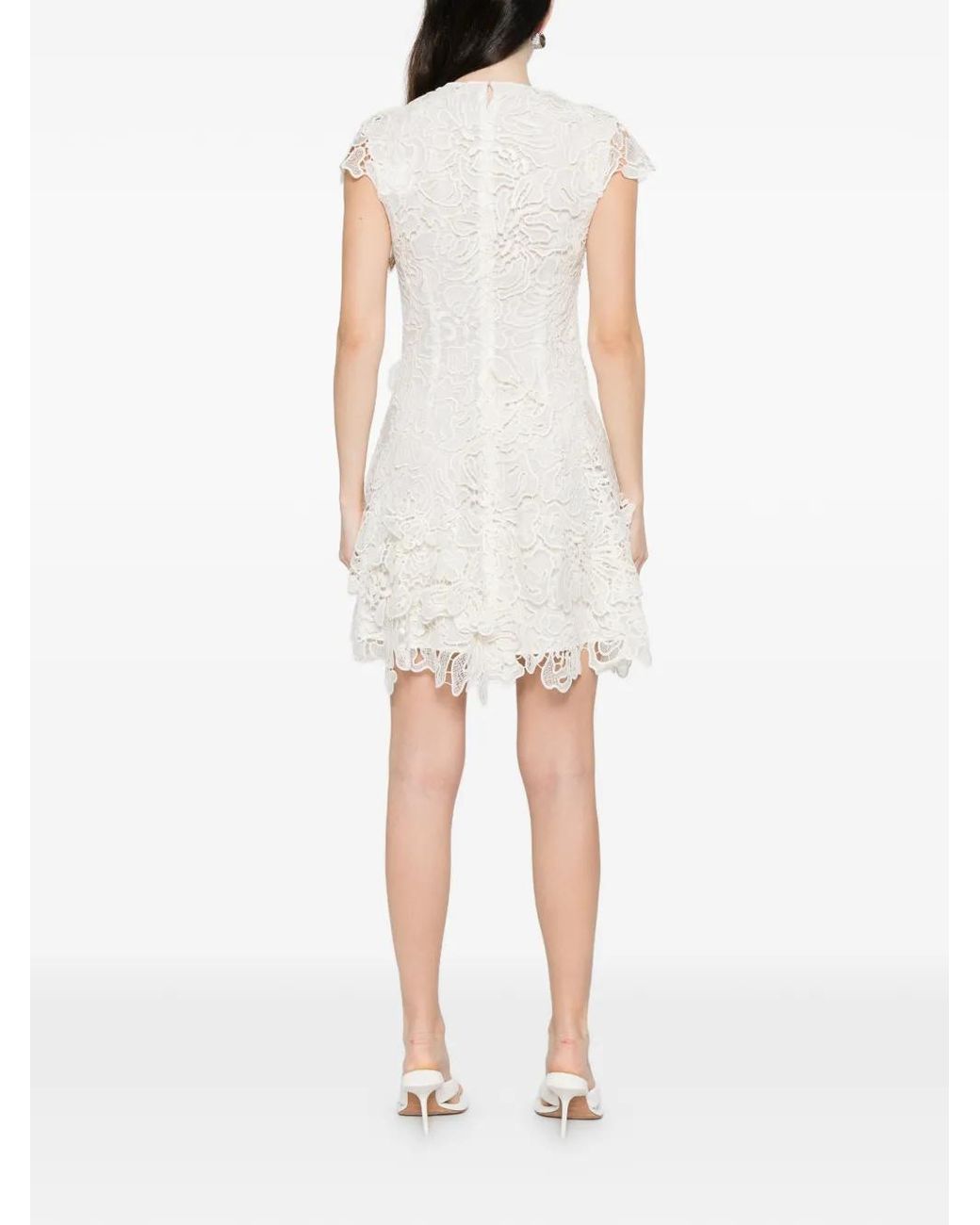 Jonathan Simkhai White Novelle Lace Mini Dress