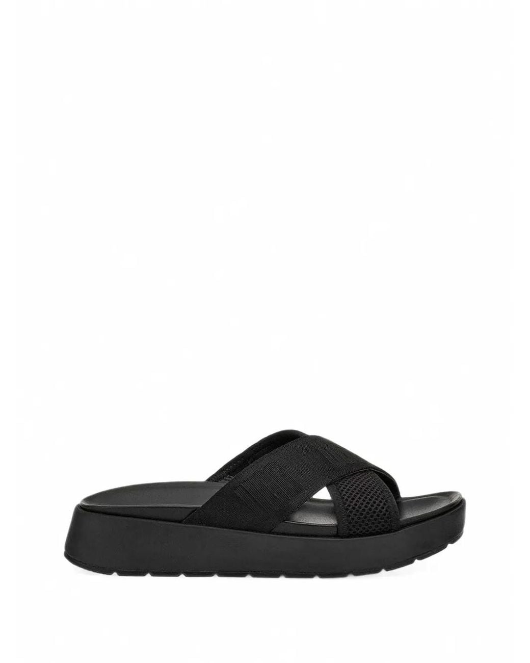 Ugg Black Sandales Emily À Brides Croisées