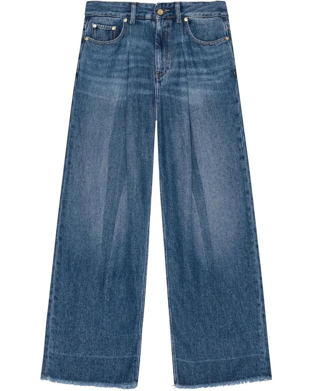 パンツ GANNI Future Denim Wide Jeans Ganni Wide Jeans in Blue | Lyst