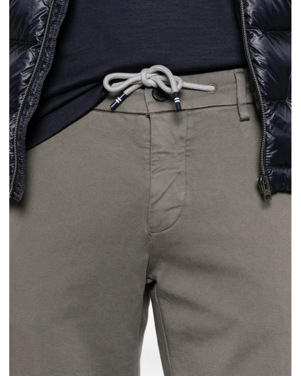 Mason's Gray Pantalon Milano À Lien De Resserrage for men