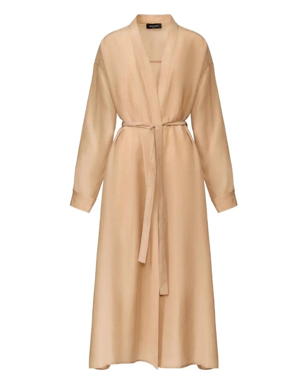 Fabiana Filippi Natural Belted Coat