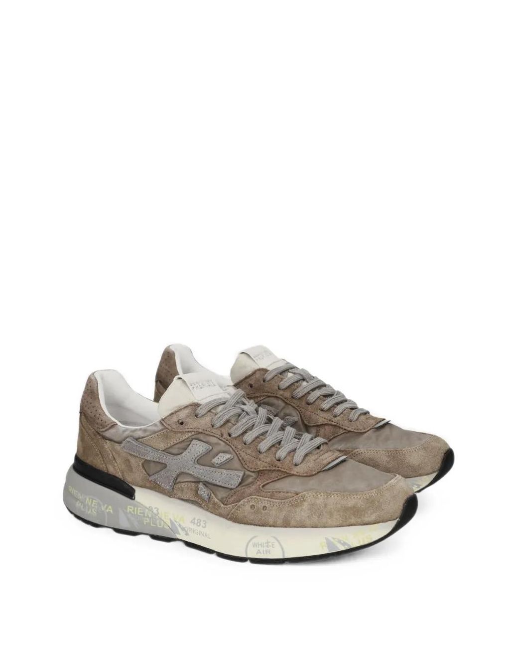Premiata White Baskets Mick 0.1 8437 for men