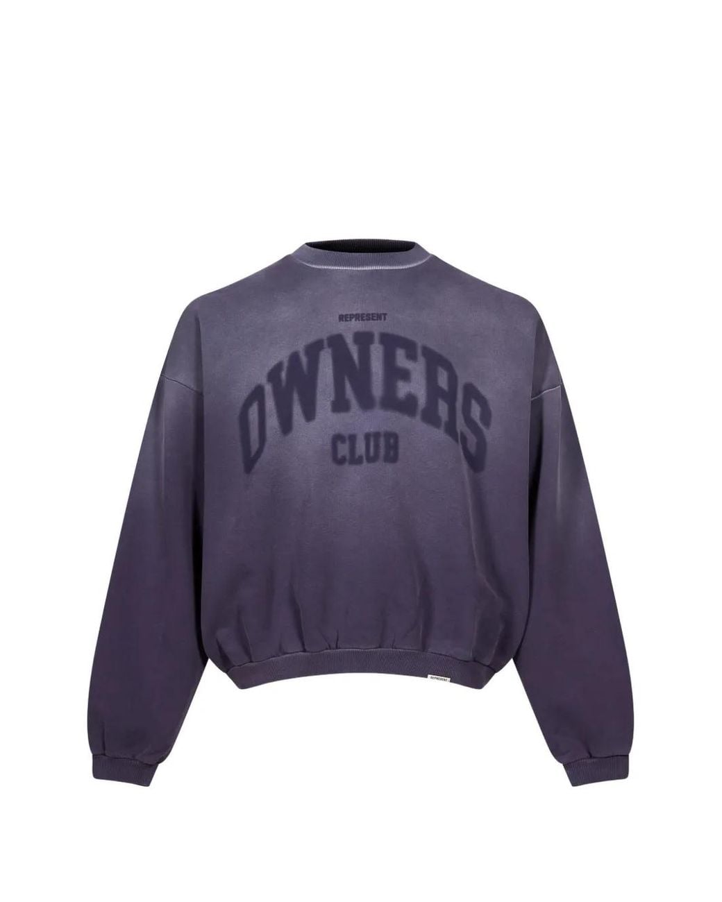 Represent Purple Owners Club Logo-Print Sweatshirt for men